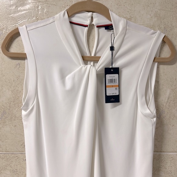 TOMMY HILFIGER KNOT - NECK TOP BRAND NEW - NWT - Picture 6 of 8